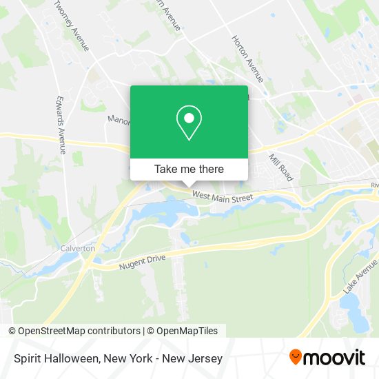 Mapa de Spirit Halloween