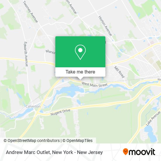 Andrew Marc Outlet map