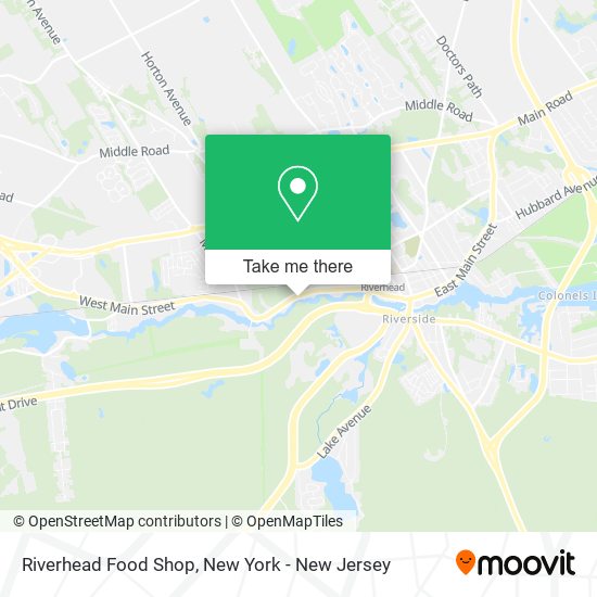 Riverhead Food Shop map