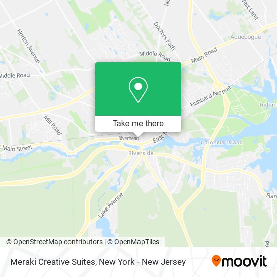 Meraki Creative Suites map