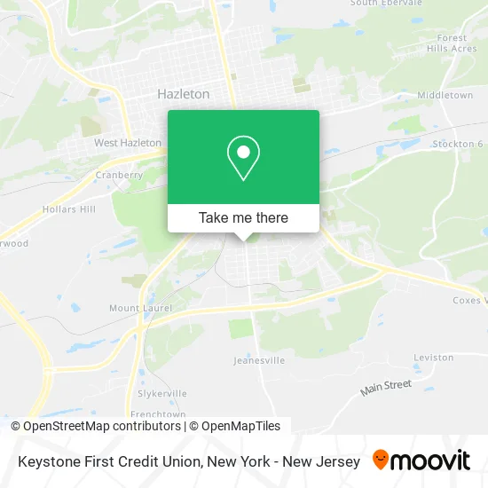 Keystone First Credit Union map