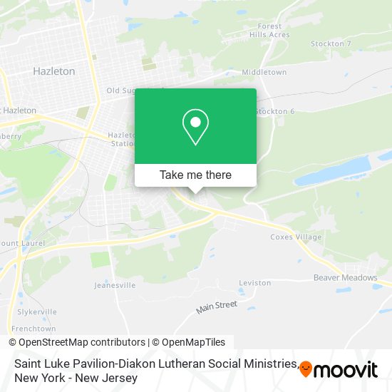 Mapa de Saint Luke Pavilion-Diakon Lutheran Social Ministries
