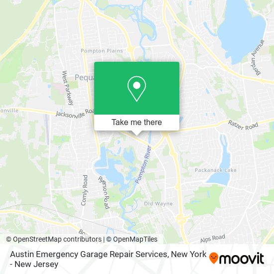 Austin Emergency Garage Repair Services map