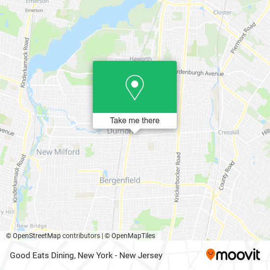 Good Eats Dining map