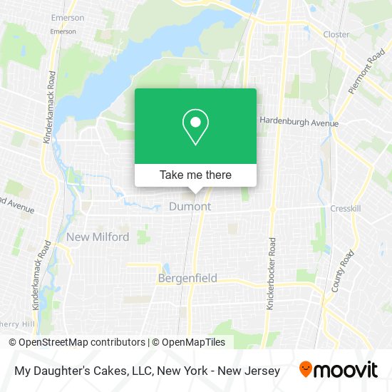 My Daughter's Cakes, LLC map