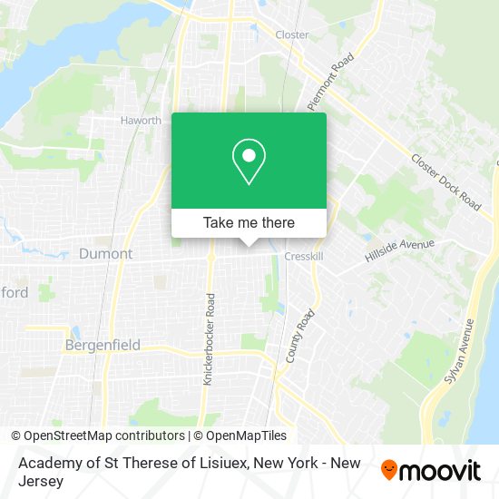 Academy of St Therese of Lisiuex map