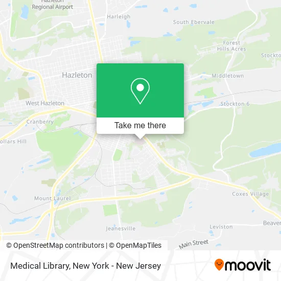 Medical Library map