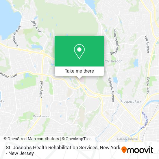 St. Joseph's Health Rehabilitation Services map