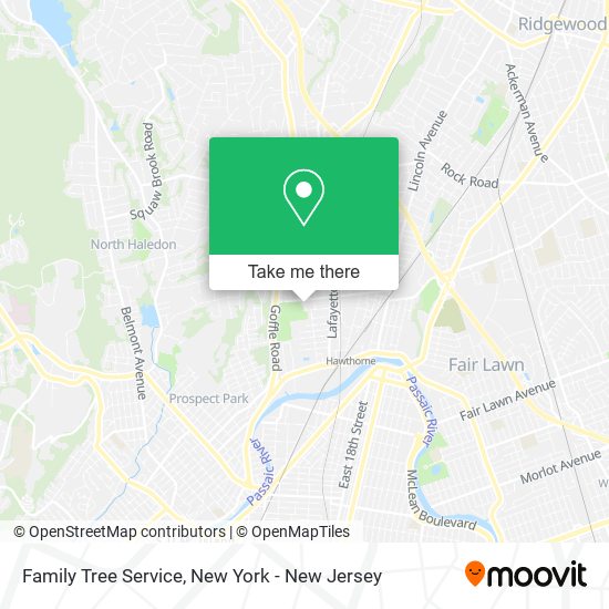 Family Tree Service map