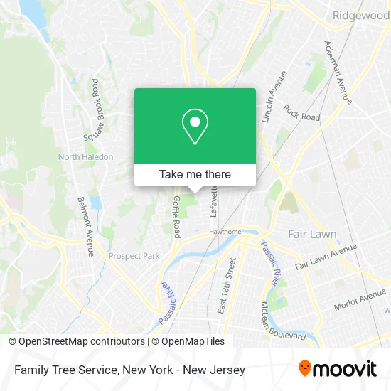 Family Tree Service map