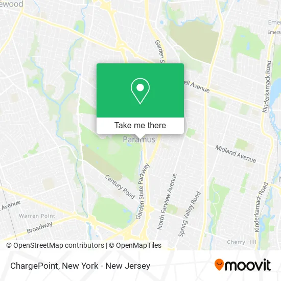 ChargePoint map
