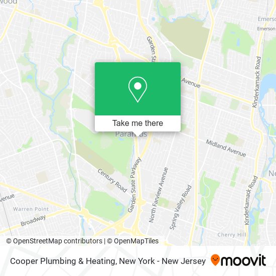 Mapa de Cooper Plumbing & Heating