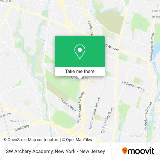 SW Archery Academy map