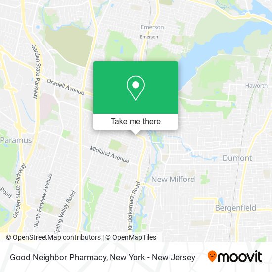 Good Neighbor Pharmacy map