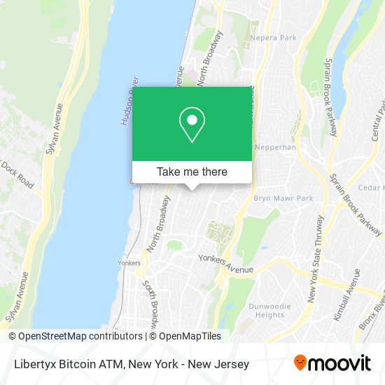 Mapa de Libertyx Bitcoin ATM