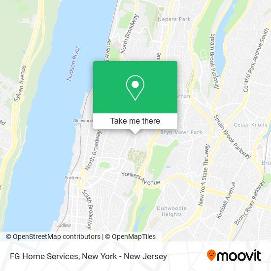 FG Home Services map