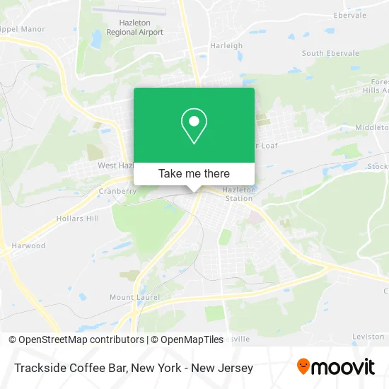 Trackside Coffee Bar map