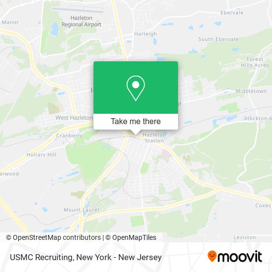 USMC Recruiting map