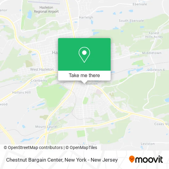 Chestnut Bargain Center map