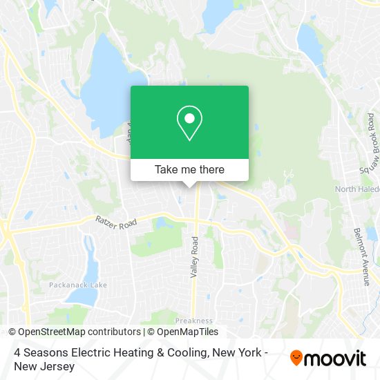 Mapa de 4 Seasons Electric Heating & Cooling