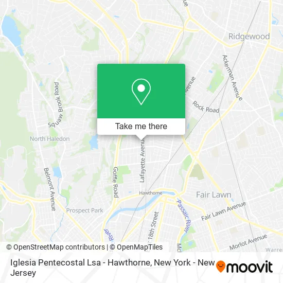 Mapa de Iglesia Pentecostal Lsa - Hawthorne