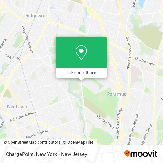ChargePoint map