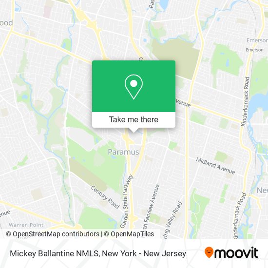 Mickey Ballantine NMLS map