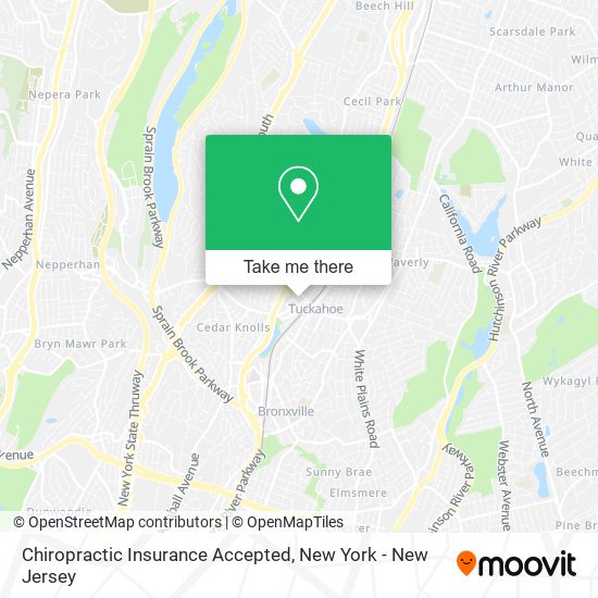 Mapa de Chiropractic Insurance Accepted