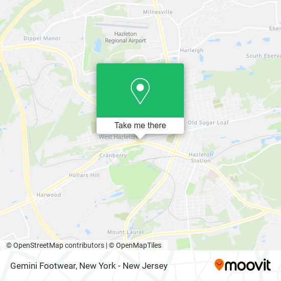 Gemini Footwear map