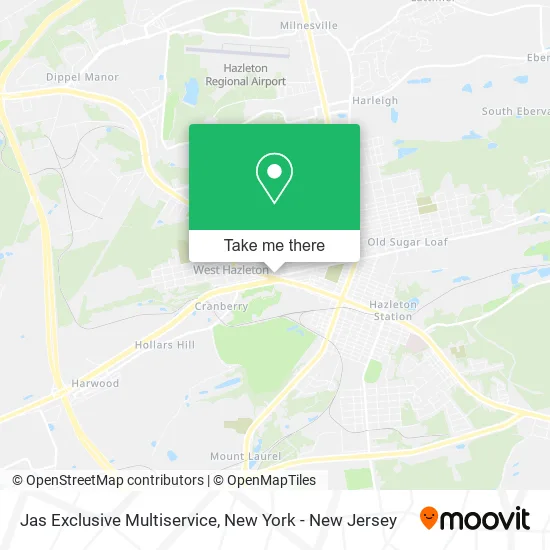Jas Exclusive Multiservice map