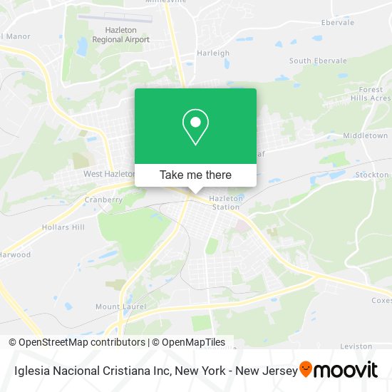 Mapa de Iglesia Nacional Cristiana Inc