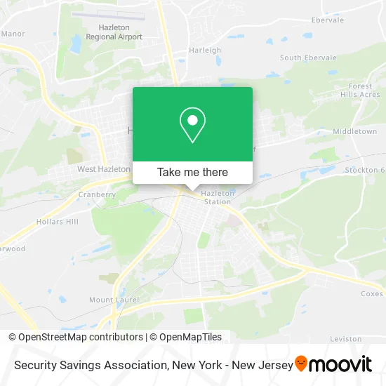 Security Savings Association map