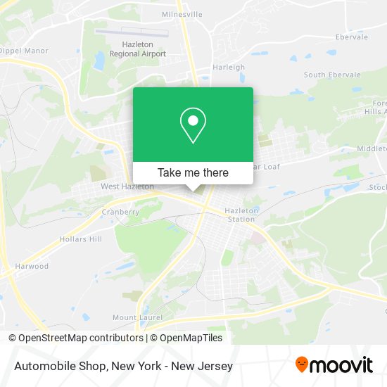 Mapa de Automobile Shop