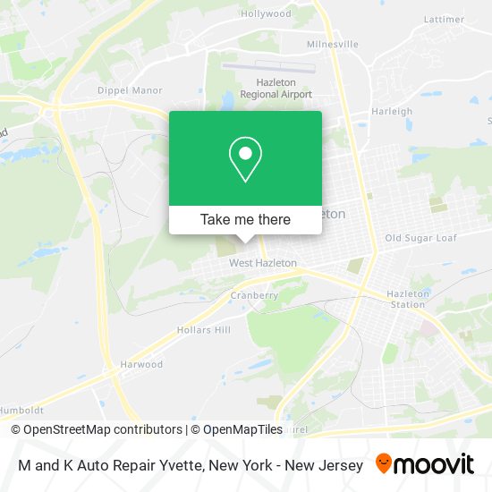 Mapa de M and K Auto Repair Yvette
