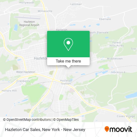 Mapa de Hazleton Car Sales