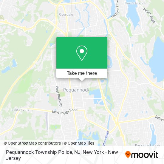 Mapa de Pequannock Township Police, NJ