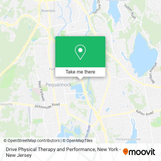 Mapa de Drive Physical Therapy and Performance