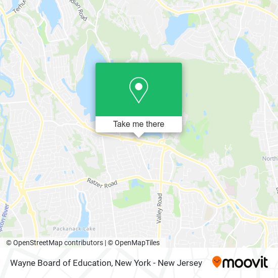 Mapa de Wayne Board of Education