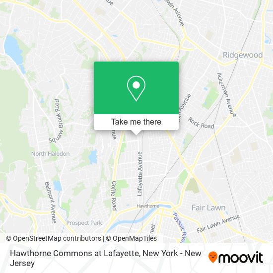 Hawthorne Commons at Lafayette map