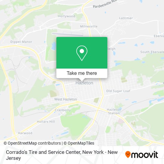 Corrado's Tire and Service Center map