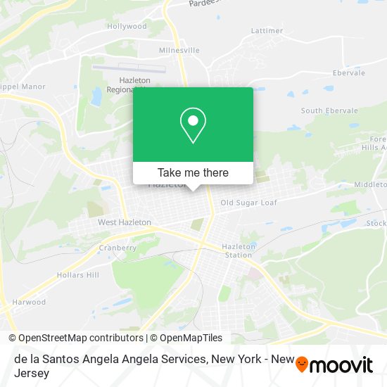 de la Santos Angela Angela Services map