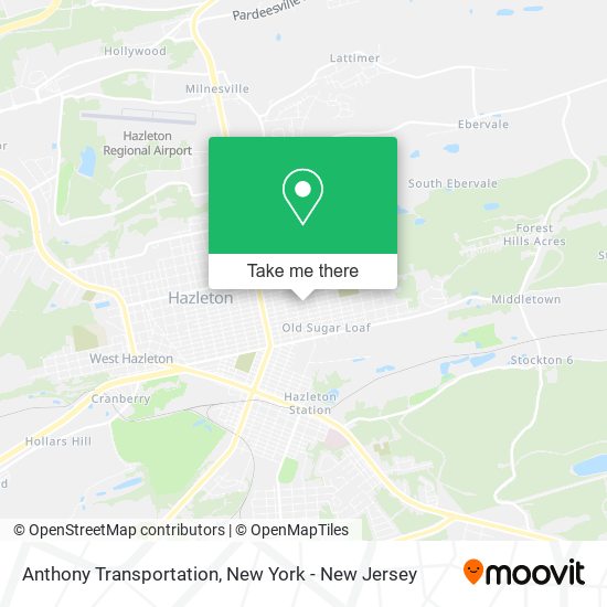 Anthony Transportation map