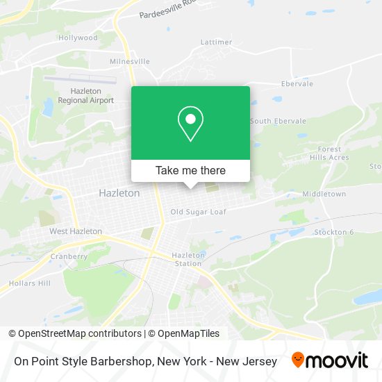 On Point Style Barbershop map
