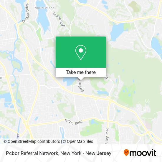 Pcbor Referral Network map
