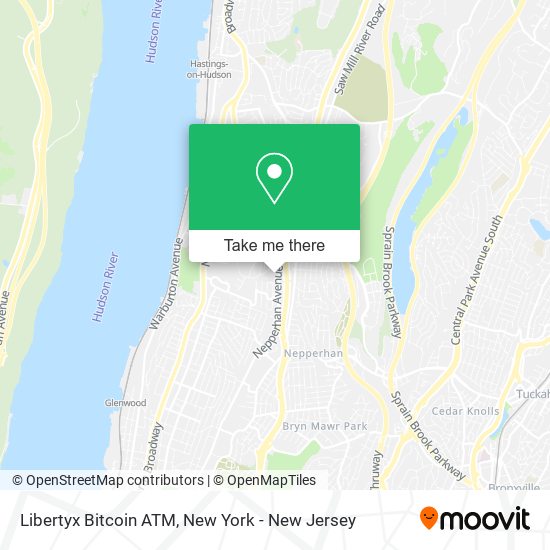 Mapa de Libertyx Bitcoin ATM