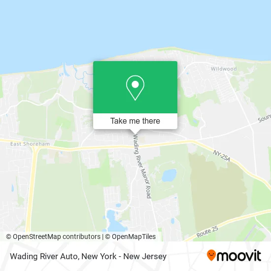 Wading River Auto map