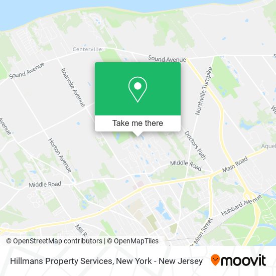 Hillmans Property Services map