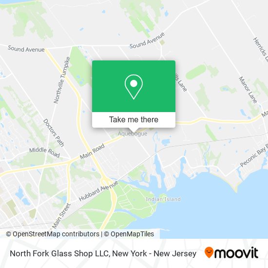 North Fork Glass Shop LLC map