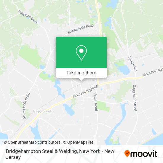 Mapa de Bridgehampton Steel & Welding