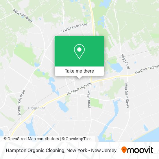 Hampton Organic Cleaning map